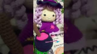 #halloween #witch #doll #crochet #плетене #amigurumi #crocheting #handmade #вещица #хелоуин #кукла