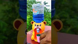 Cute little hardworking tedy selling fruit juice dispenser #shortsfeed #shorts #foryou #funny #bear