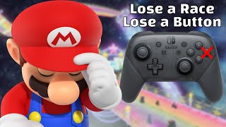 Mario Kart but if I Lose a Race, I Lose a Button on my Controller