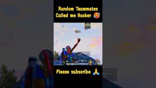 RANDOM Teammates Called me Hacker 😱 | Grenade God #hacker #bgmishorts #shortsfeed