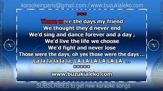 THOSE WERE THE DAYS ♫ KARAOKE with bouzouki