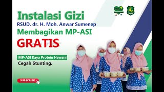 TIM GIZI RSUDMA BAGIKAN MP-ASI, PARA IBU BAYI PUN TERLIHAT SENANG, SAATNYA BEBAS STUNTING...!