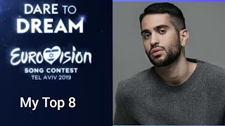 Eurovision 2019 | My Top 8 (So Far)