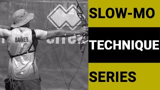 David Barnes (AUS) Release - Slow Motion Archery Technique (Berlin World Cup 2018)