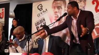 Pascal and Hopkins trade blows at the Press Conference for their re-match!