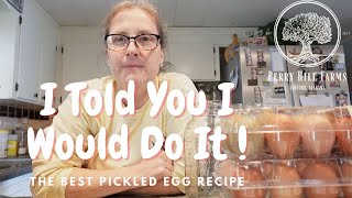 The BEST PICKLED Eggs