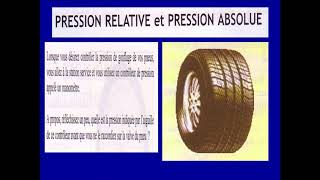 6 Pression relative et pression absolue