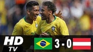 Brazil Vs Austria 3-0  | All Goals & Highlights 10/06/2018 HD