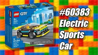 LEGO Set 60383 Electric Sports Car Review  Building Fun & Sustainability in One Package!