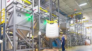 Goya Foods Ups Output with 16 Automated Bulk Bag Dischargers