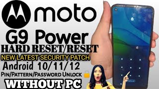 MOTO G9 POWER HARD RESET WITHOUT PASSWORD | MOTO G9 POWER RESET || #reset #motog9power @Srktechz