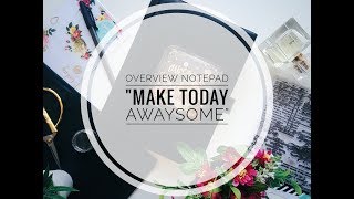 OVERVIEW Notepad "Make today awaysome" /  ОБЗОР Блокнот "Make today awaysome"