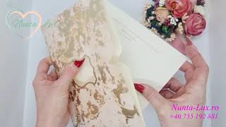 Invitatie nunta cod 19335 💌 Invitatii Nunta Deosebite 💝 Modele Invitatii de Nunta-Lux.ro