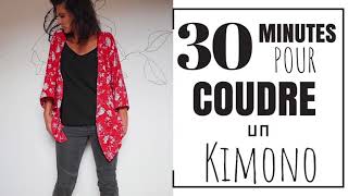 Kimono - tuto gratuit - couture - tuto couture débutant - kimono débutant - coudre un kimono facile