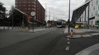 Buses at Liverpool One Bus Station