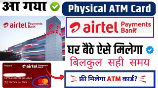 airtel payment bank free atm card apply|airtel payment bank free mein kaise kholen|