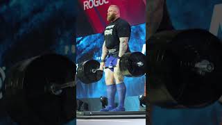 350kg x 10 deadlift Reps Hafthór Björnsson March 2024