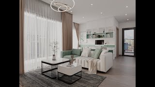 PHÒNG KHÁCH PHÁ CÁCH ĐỘC ĐÁO - Sakura Vinhomes - NewHomes thiết kế và thi công nội thất