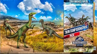 TWIN COMPSOGNATHUS PACK - JURASSIC WORLD THE GAME #84