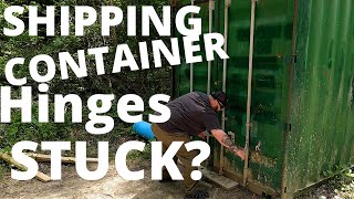 Easy to Open Shipping Container Hinges / How To