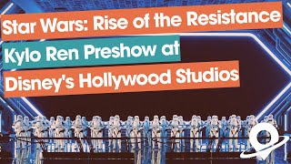 Star Wars: Rise of the Resistance Kylo Ren Preshow POV 2019 at Disney's Hollywood Studios