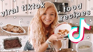 testing VIRAL tiktok food recipes/hacks!! (FAIL.. lol)