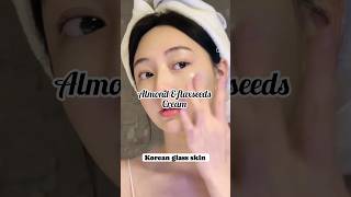 Almond & flaxseeds magical cream✨💯👌🏻✅effective for dark sports #skincare #diy #youtubeshorts #video