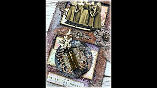 Mixed Media Vintage Frame by Toni