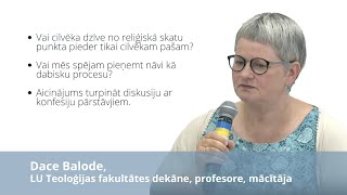 LU Teoloģijas fakultātes dekāne, profesore, mācītāja Dace Balode.