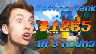 How i became the 1265th best Ranked Skywars player in 3 hours (Ranked Skywars Montage)