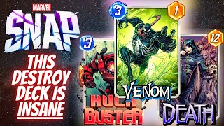 The STRONGEST DESTROY Deck So Far | Gameplay and Deck Breakdown | Best Venom Deck | Marvel Snap