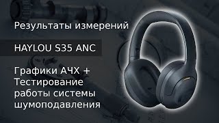 Результаты тестирования Haylou s35 ANC (АЧХ + шумодав)