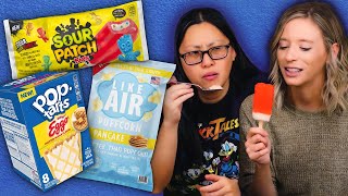 Trying Eggo PopTarts and Sour Patch ICE CREAM Bars?!