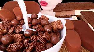 ASMR MUKBANG｜CHOCOLATE PARTY *ICE CREAM, MALTESERS, TICO, MAGNUM 초콜릿 파티 *초코과자탕, 몰티져스, 초코아이스크림, 디저트먹방