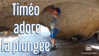 VLOG : Corse jour 5 : Timéo adore la plongée