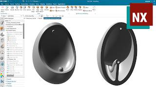 Urinal Industrial Design in Siemens NX 2312 - Basic Walkthrough Strategy Guide w/Surfacing