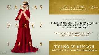 MARIA CALLAS W KINIE • Odrestaurowany historyczny występ w Operze Paryskiej w 1958 roku [zwiastun]