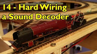 14 hard wiring a Digitrax sound decoder