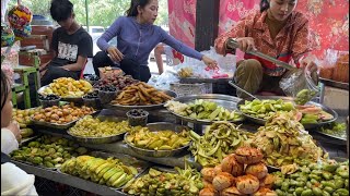 Buying Fruits and Vegetables at Kien Svay Krao in Kandal Province, Cambodia