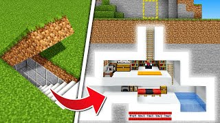 Построил 5 секретных комнат в Minecraft!!