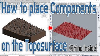 Rhino Inside Tutorial | How to Place Revit Componenets on the Toposurface