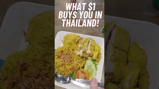 What $1 buys you in Bangkok, Thailand! This is the BEST VALUE Thai food location.