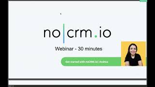 🇺🇸 Webinar: Getting started with noCRM