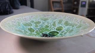 Finishing A Crystalline Glazed Ceramic Bowl (ASMR) - Matt Horne Pottery