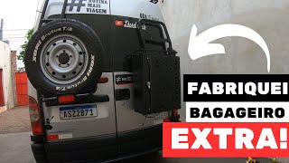 FABRIQUEI UM BAGAGEIRO EXTRA // BAGAGEIRO PARA EXPEDIÇÃO