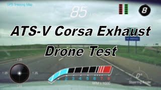 ATS-V Corsa Exhaust Drone Test