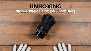 Sigma 35mm 1.4 Art DG DN lens | Silent ASMR Unboxing