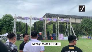 PLASE SHOW 2023. ARRAY V ACOUSTIC TEST ae đeo tai nghe trải nghiệm nha