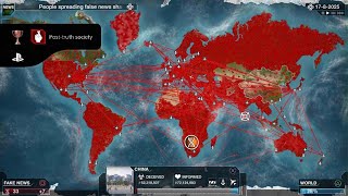 Plague Inc: Evolved Post-truth society 🏆