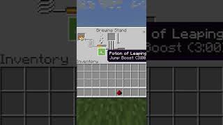 How To Brew Leaping (8:00) Potions In Minecraft #Shorts